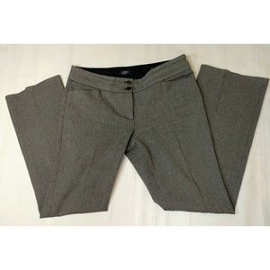 LOFT Petites Gray Pants Boot Cut Sz 8P Stretch